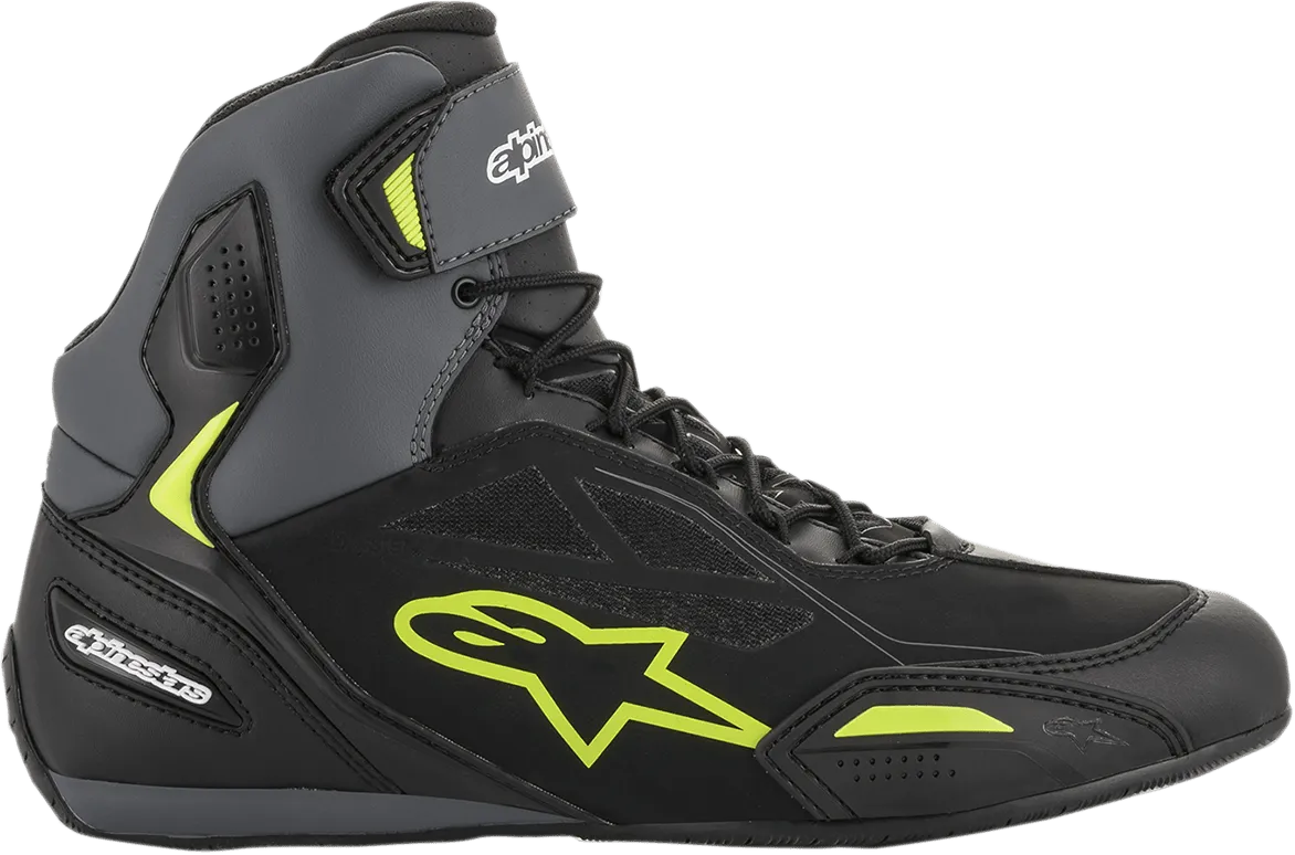 ALPINESTARS Faster-3 Drystar? Shoes - Black/Gray/Yellow - US 13 2540719175-13