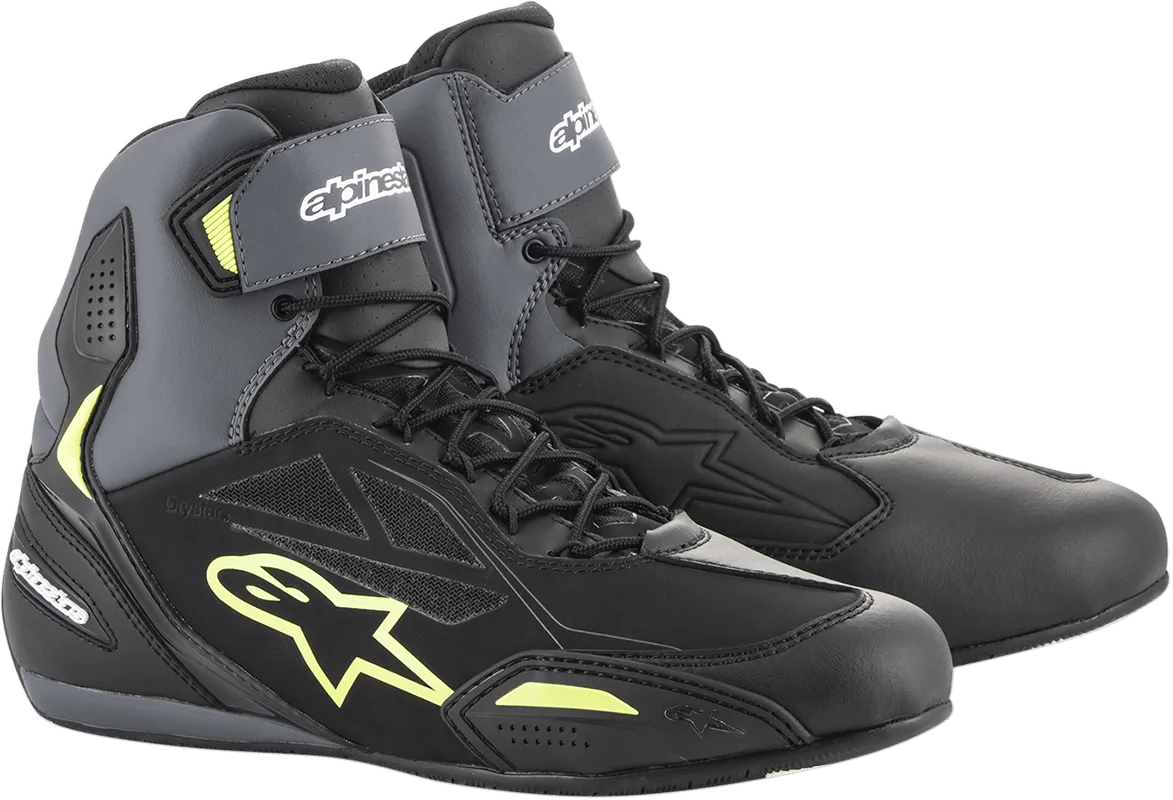 ALPINESTARS Faster-3 Drystar? Shoes - Black/Gray/Yellow - US 13 2540719175-13