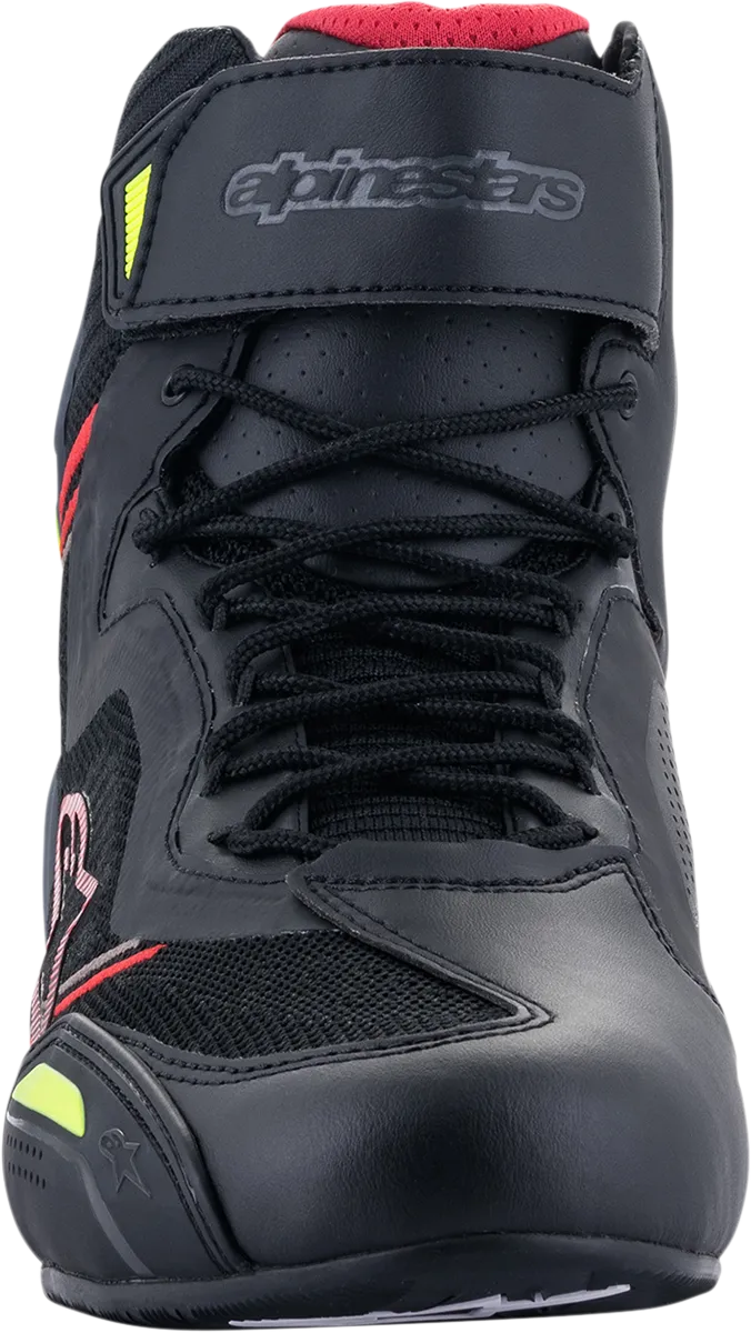 ALPINESTARS Faster-3 Rideknit Shoes - Black/Red/Yellow - US 12.5 251031913612.5