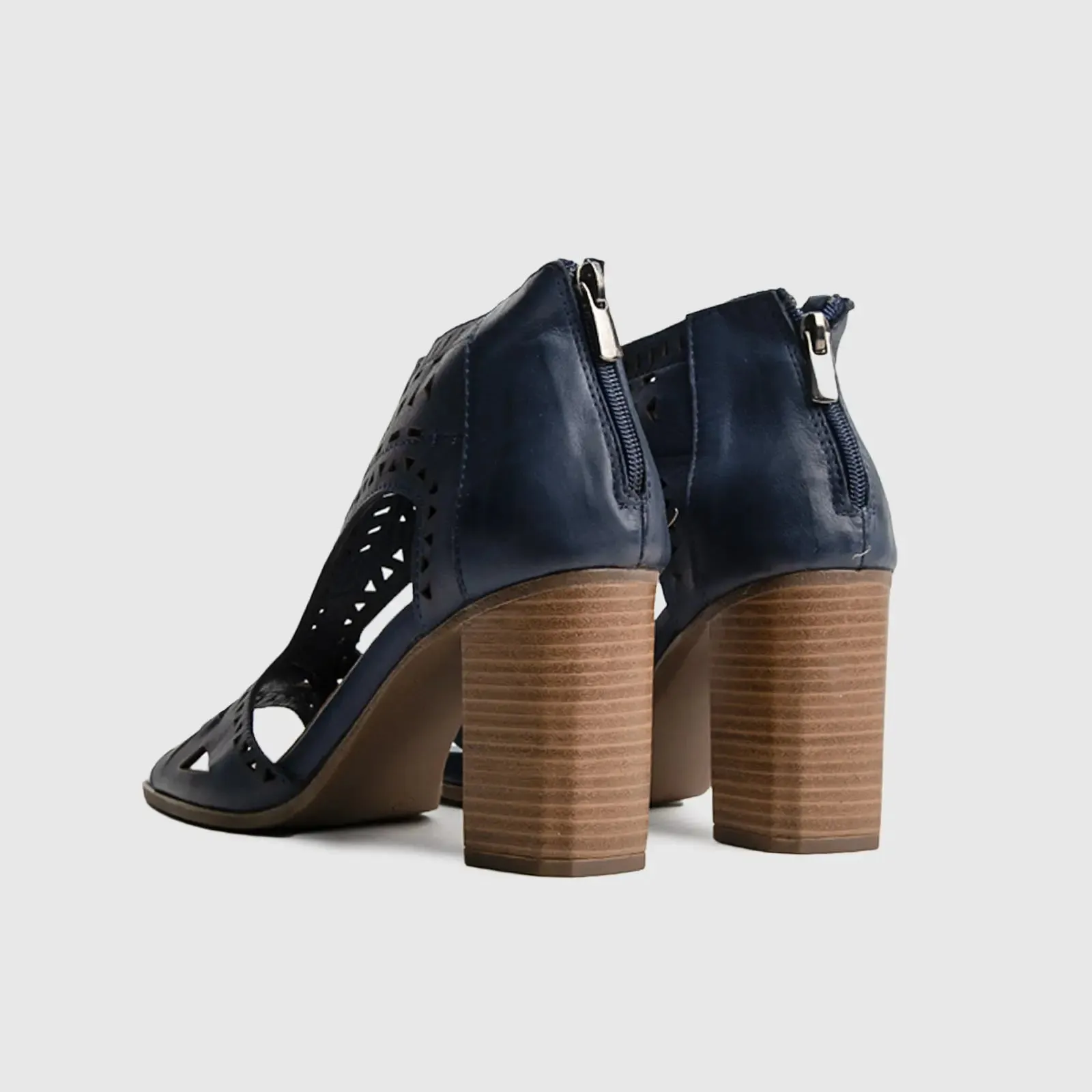 Comfort Block Heel Sandal 7102