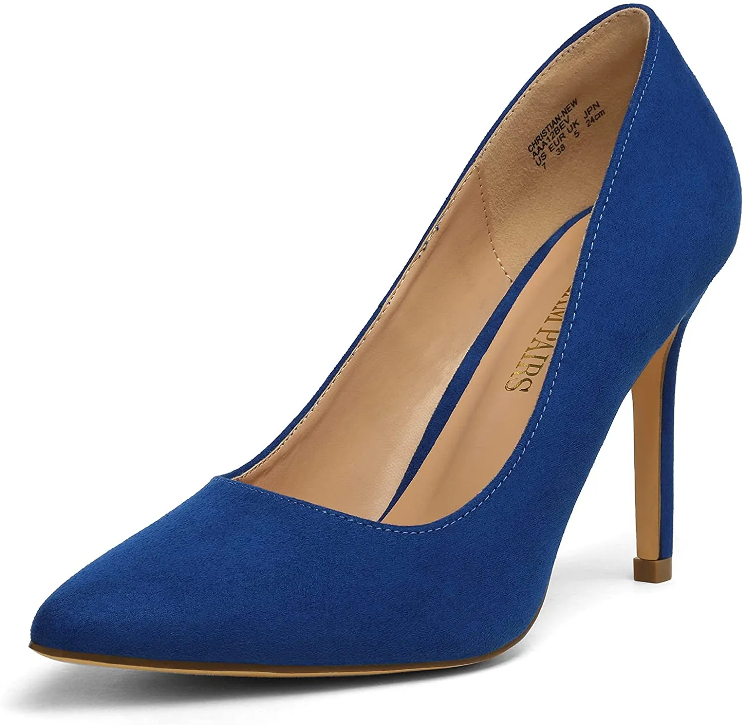 Enhanced Rebel Royal Blue Heel Pump Shoes